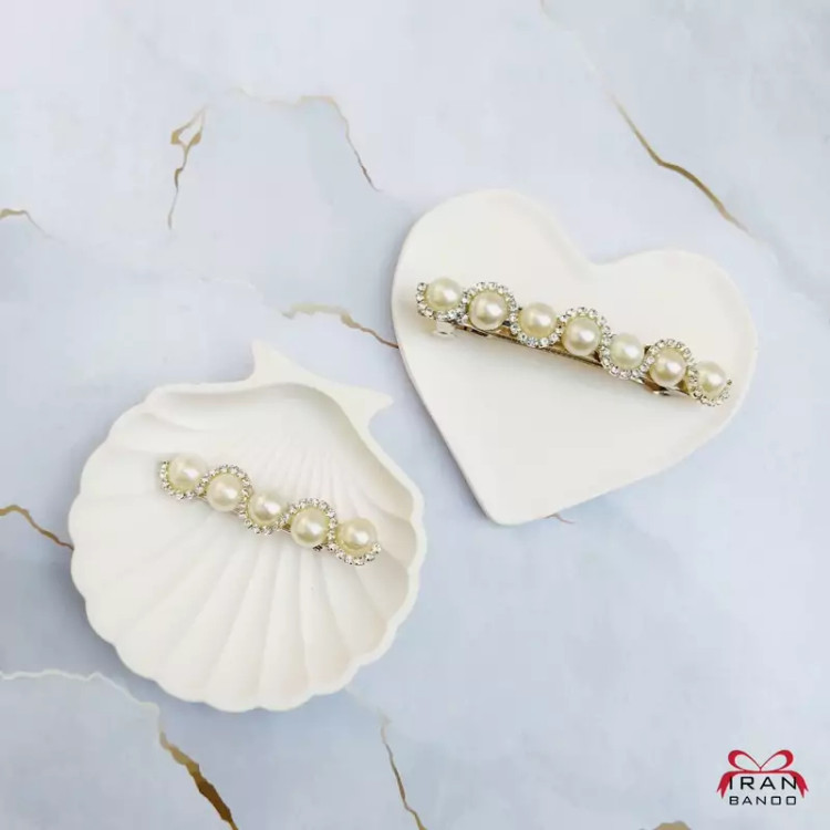 گیره فرانسوی مرواریدی مجلسی