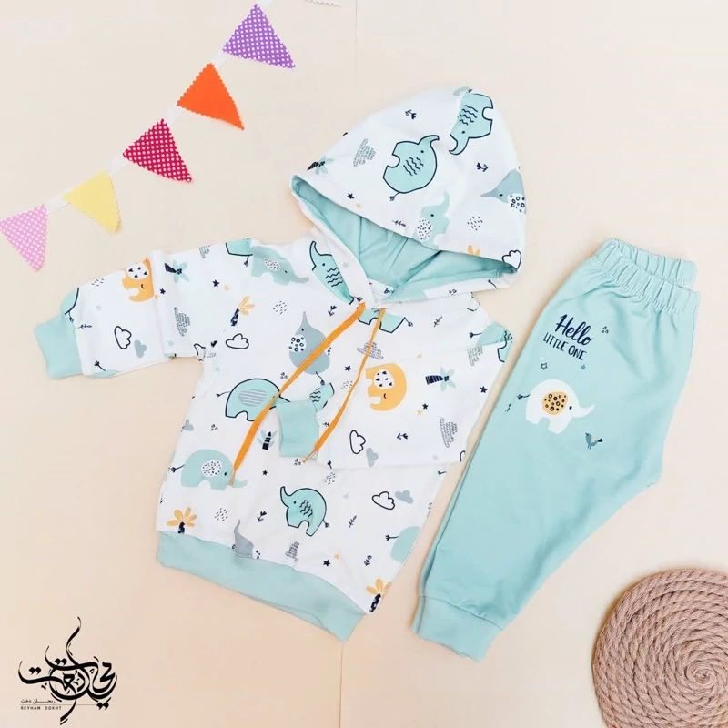 ست هودی شلوار مدل فیل