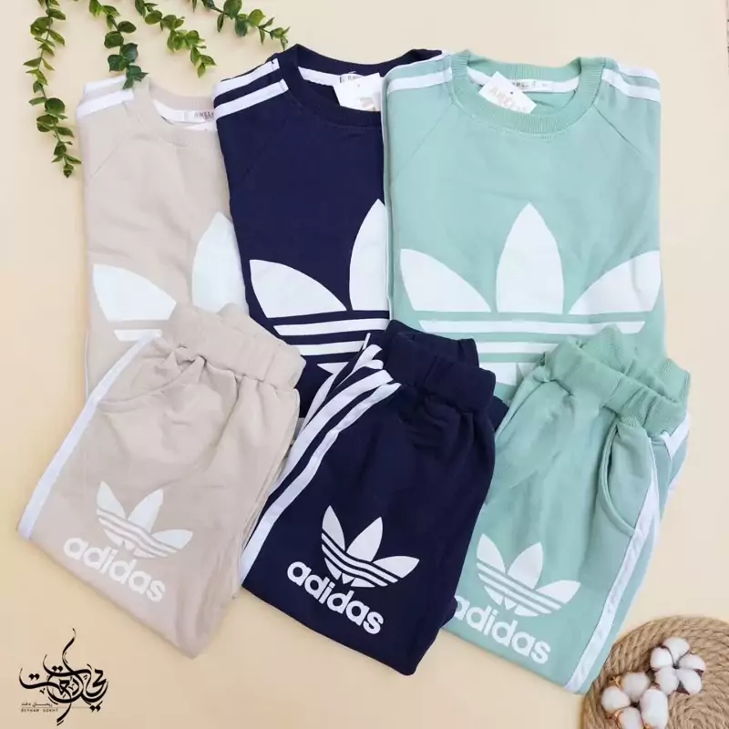ست بلوز شلوار اسپرت نخ پنبه آدیداس